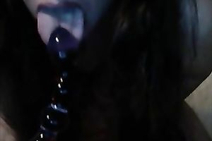 I have a fun fucking my taut wet crack with my marital-device on web camera