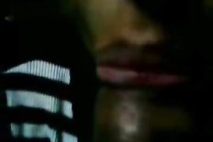 Hussy jade with unsightly face is pumping solid 10-Pounder with her throat lips