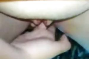 Close up homemade video with me fingering my fleshy coochie