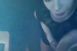 Slutty playgirl from Newcastle deepthroats my large 10-Pounder like a porn star