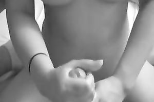 Sizzling hawt recent girlfriend blows me on webcam and takes cum