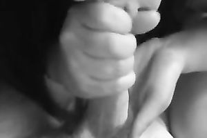 Sizzling hawt recent girlfriend blows me on webcam and takes cum