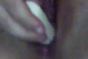My horny British girlfriend just likes masturbating on camera