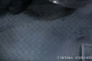 Salacious cocky floozy gets her shaved muff examined with toys