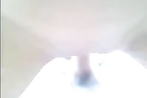 Fantastic girlfriend with bald muff rides me outdoors