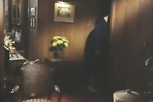 Magnetic light-haired chick disrobes for hungry fellow