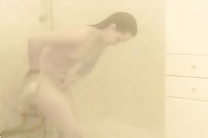I am an asshole and I love to see my amateur wife in the shower