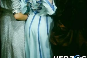 Slutty gal in medieval costume enjoys rear banging in a jail