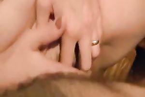 My smooth soaked jock is traveling in the curly pussy