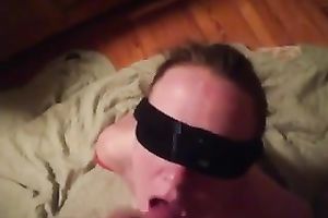 Getting my wet dong sucked by blindfolded prostitute
