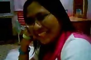 My Malay cute girlfriend in glasses still loves pecker