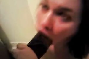 Everybody loves my large dark pecker especially this valuable bitch