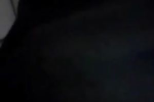 Sweet golden-haired allows me to invade her cookie from behind