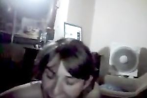 This trashy doxy is born for giving nice blowjobs