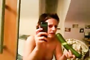 Today I filmed myself masturbating in front of a mirror