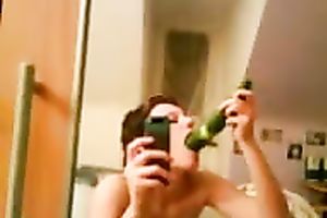 Today I filmed myself masturbating in front of a mirror