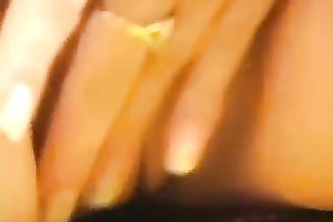 Attractive hottie flaunts her large titties and beautiful pussy