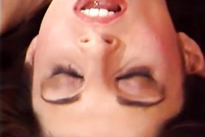 Lusty doxies with saggy whoppers give astonishing twat licking to one one more