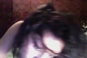 Hot like fire Latina webcam model masturbates for me