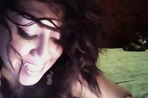 Hot like fire Latina webcam model masturbates for me