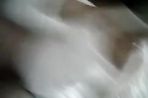 Chubby cousin is engulfing biggest dark knob in front of the camera