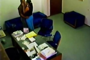 Hidden camera catches the boss seducing fresh employee for sex