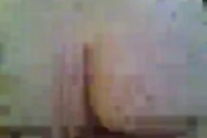 How a white girlfriend with skills can ride a knob on the floor