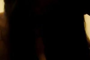 Comely dark-haired legal age teenager sucks my BBC and doesn't wish to stop