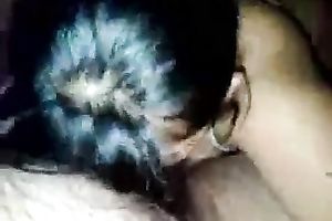 Black-haired slut enjoys engulfing my weenie in POV movie