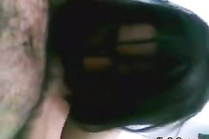 Naughty Indian white bitch plays with hard weenie licking the tip teasingly