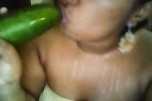 I love to fuck my thick pussy with my massive cucumber