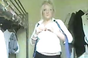 Homemade solo with me stripping and flashing my billibongs