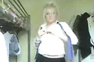 Homemade solo with me stripping and flashing my billibongs