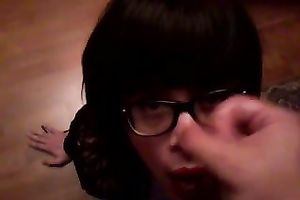 Just a nerdy tiny French dirty slut wife longing for my large knob