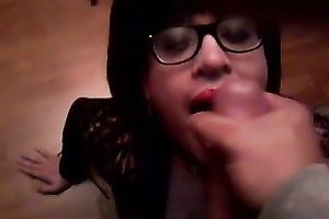 Just a nerdy tiny French dirty slut wife longing for my large knob