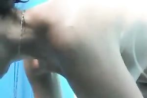 The admirable pleasant teats of a random cheating wife in the dressing room