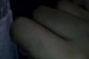 Dark skin British girlfriend blows my knob after masturbation