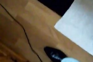 Happy and horny big beautiful woman widens her fat thick legs for me