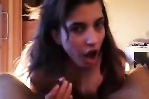 Amazing POV movie scene with a hawt Married slut showing her holes and engulfing a dick