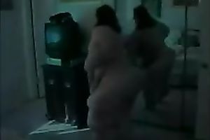 Extremely plump female ally of mine likes posing exposed for the camera