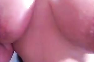 Men like watching how I massage and oil up my large bazookas