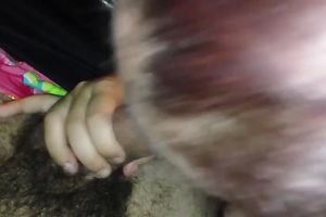 Neat redhead is a BJ queen and that babe can engulf like nobody