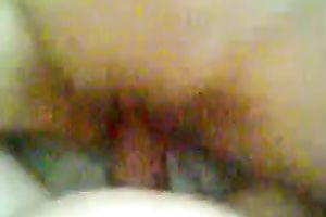 My husband welcomes my penis in her snatch and butt in homemade clip