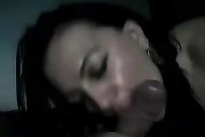 Sexy and lewd brunette hair works on my wang in astounding POV movie scene