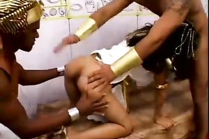 Insatiable babe can not be sexually pleasured by just one chap