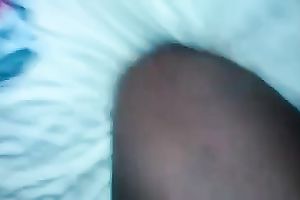 My dark BF eats my fur pie before fucking it in the missionary pose