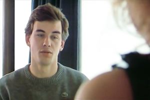 Light haired nasty slut got face hole screwed by lustful policeman