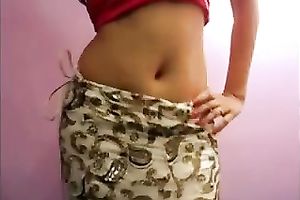 Nice solo with me dancing and shaking my cute abdomen