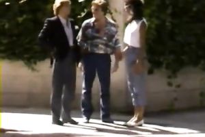 Black and excited slut with priceless shape flirting outdoors
