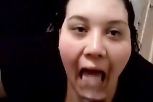 big beautiful woman white floozy can't live without my dark meaty rod and cum in her throat